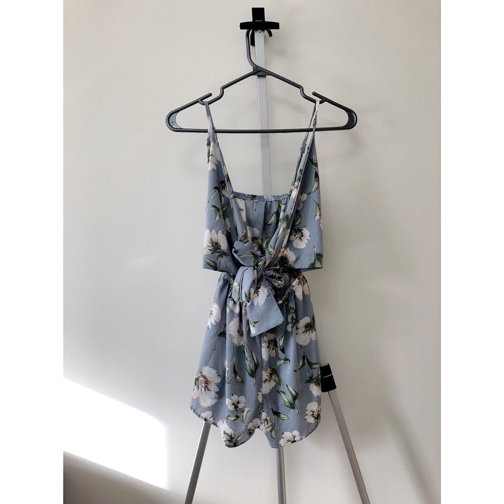 Boho floral romper
